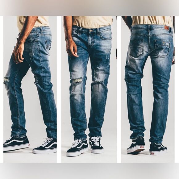 RSQ Men’s London Skinny Jeans - Picture 2 of 12